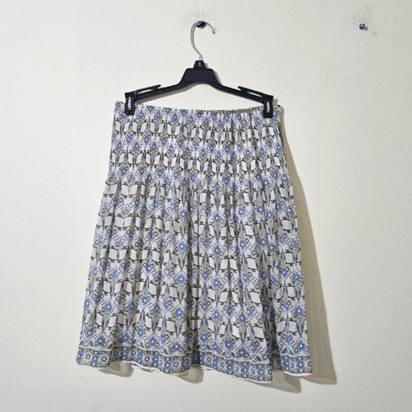 Max Studio Floral Pleated Skirt - Picture 1 of 5